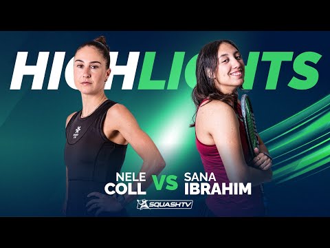 🇧🇪 Coll v Ibrahim 🇪🇬 | U.S. Open Championships 2024 | RD2 HIGHLIGHTS