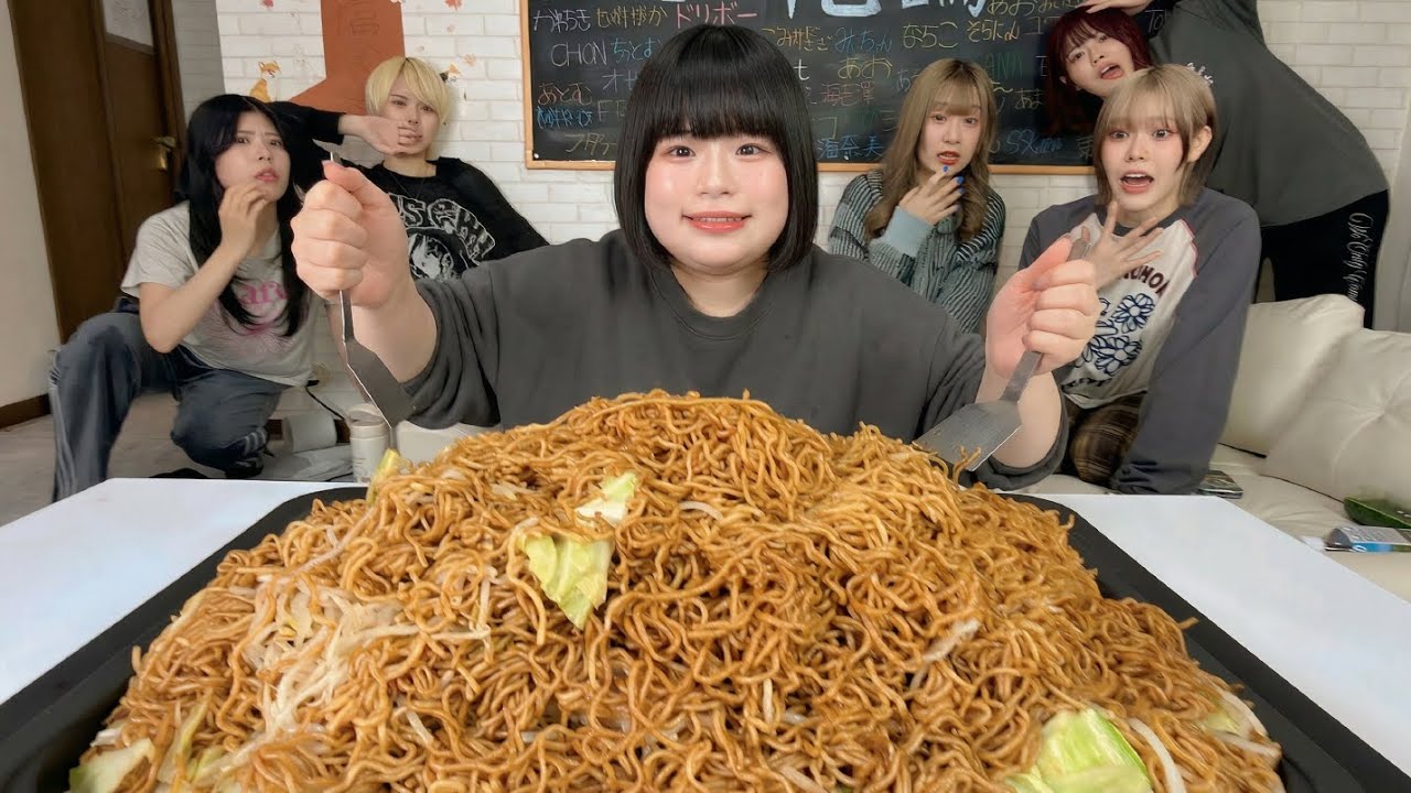 【大食い】焼きそば40人前を食べ尽くします