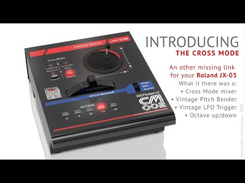 Roland JX-03 Synthesizer, The Virtual Cross Mode  CM-002