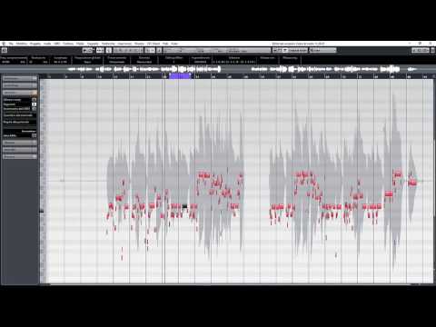 Cubase 9 VariAudio (come intonare la voce)