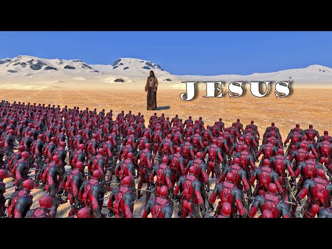 ONE JESUS vs 10,000 DEADPOOL army | Ultimate Epic Battle Simulator | UEBS