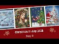 Christmas In July Cross Stitching Day 3