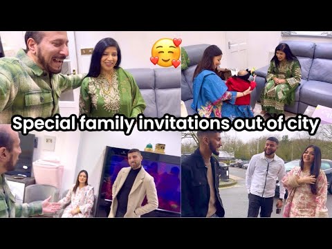 SPECIAL DOUBLE FAMILY INVITATIONS OUT OF CITY 🥰|| A BEAUTIFUL FAMILY JOURNEY 🚗