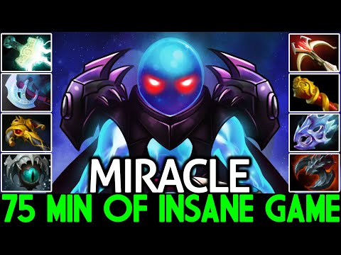 MIRACLE [Arc Warden] 75 Min Insane Game Full 9 Slotted Dota 2