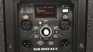 Video thumbnail for RCF SUB 8003-ASII Active Subwoofer (Authorized Dealers) by Sweet Tree Productions