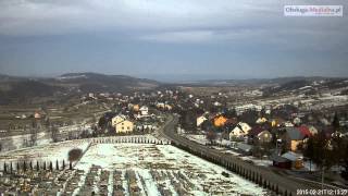 preview picture of video 'Czaszyn TimeLapse - widok na miejscowosc. Bieszczady timelapse -  21.02.2015.'