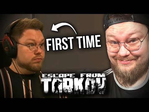 Kalle REACTS to his FIRST TARKOV ROUND | Escape from Tarkov