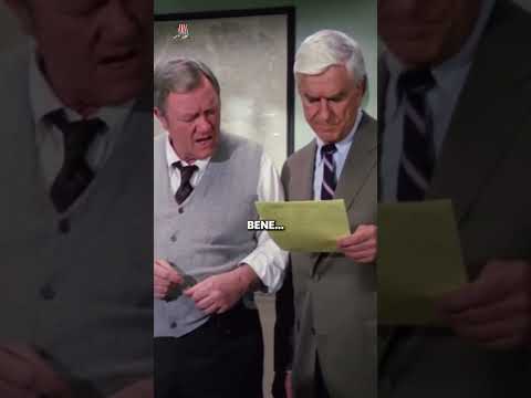 Non così male... 😂 Leslie Nielsen dalla serie Quelli della pallottola spuntata