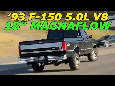 1993 Ford F-150 5.0L V8 Exhaust Sound w/ Magnaflow!