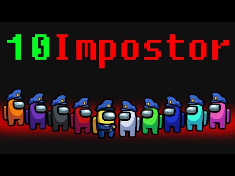 AMONG US MA CON 10 IMPOSTORI *40 PERSONE*