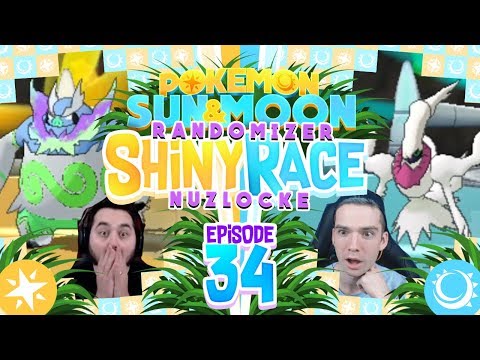 INCREDIBLE SHINY DARKRAI!! Pokemon Sun and Moon Randomizer Shiny Race Nuzlocke w/ MandJTV! Ep34