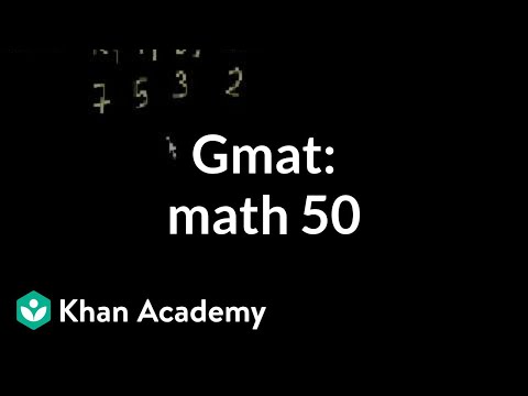 GMAT Math 50