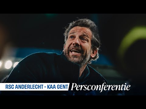 🎙️ Persconferentie na Anderlecht - KAA Gent