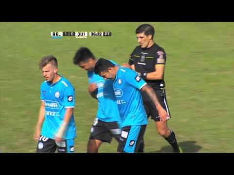Gol de Bieler. Belgrano 1 - Quilmes 0. Fecha 13. Primera División 2016.