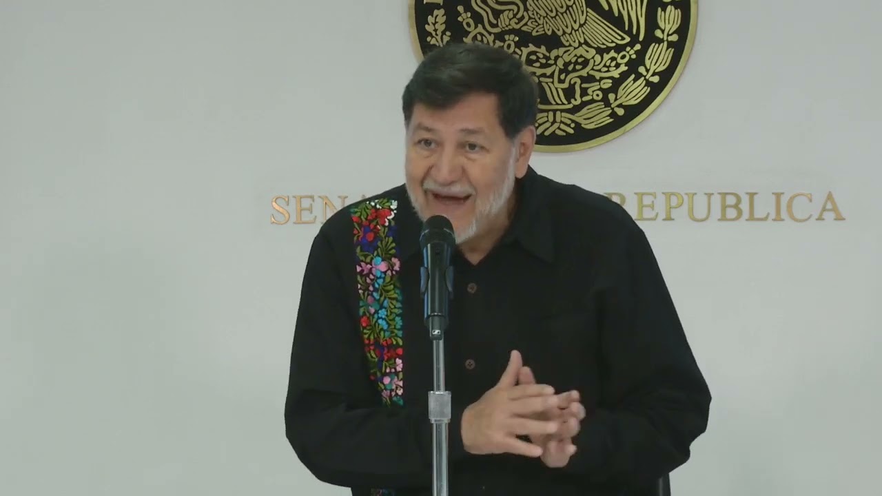 Rueda de prensa desde el Senado de la República. 18 de marzo de 2025 - Noroña