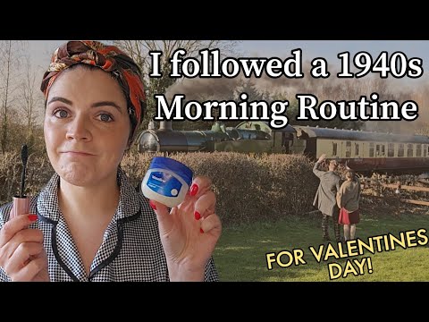 I followed a 1940s Morning Routine for a Vintage Valentines Date!