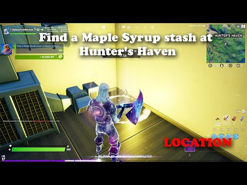 Find a Maple Syrup stash at Hunter's Haven - LOCATION