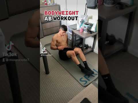 10 min BODYWEIGHT AB WORKOUT that you can do anywhere