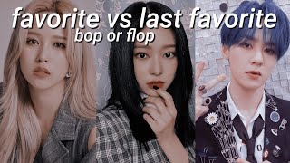 my least favorite vs my favorite kpop title tracks from each group