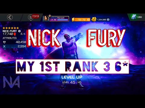 My First Rank 3 6 Star - Nick Fury (Unawakened)