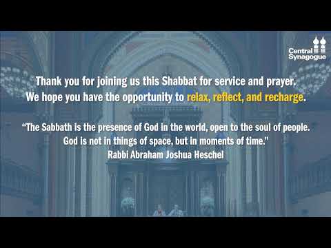 Friday Night Service, Central Synagogue - January 9, 2026