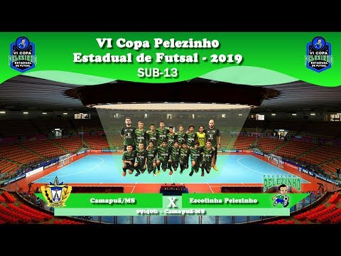 Pelezinho x Camapuã - VI Copa Pelezinho Estadual 2019 - Sub13