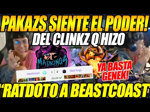 😱PAKAZS SIENTE EL PODER!!😱 DEL CLINKZ DE GENEK, EL QUE LE HIZO TREMENDO RATDOTO A BEASTCOAST😱 DOTA2