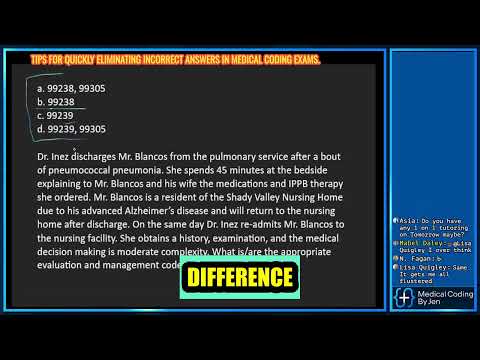 The Secret to Acing Medical Coding Exams: Focus Key Differences Tips  eliminating incorrect answers