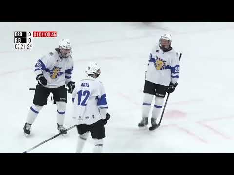 Optibet Hokeja līga.  Dinamo Rīga - HS Rīga. Spēles labākie momenti.(08.10.2022.)