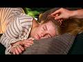 ASMR Gentle Hair Brushing To Put Her To Sleep No Talking
