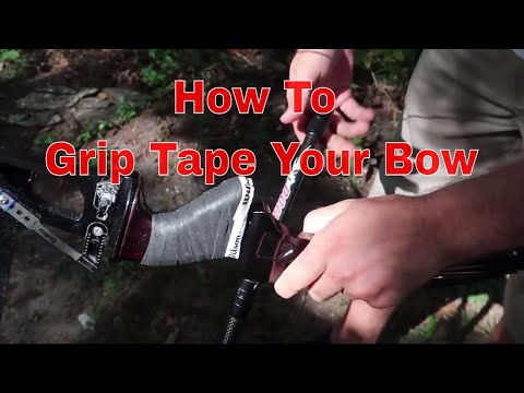 How To Put Grip Tape On Your Recurve Bow Handle