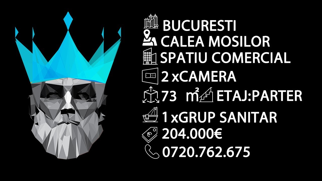 Tur video Spatiu comercial 73mp | Calea Mosilor
