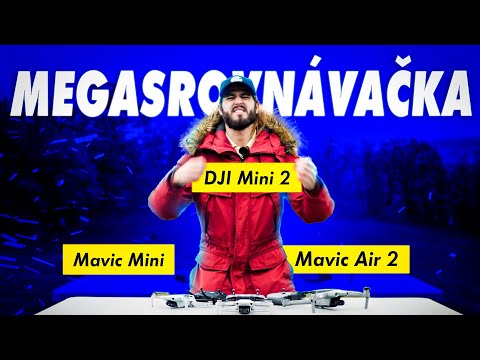 MEGAsrovnávačka: DJI Mini 2 vs. Mavic Mini vs. Mavic Air 2