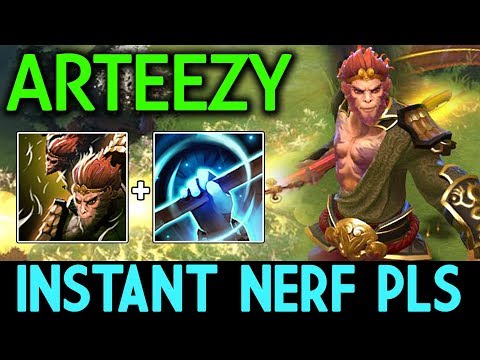 Arteezy Dota 2 [Monkey King] INSTANT NERF Pls