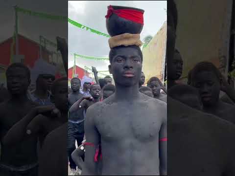 Ghana's Wild Aboakyer Festival 🇬🇭🔥 | Winneba Cultural Festival #shorts