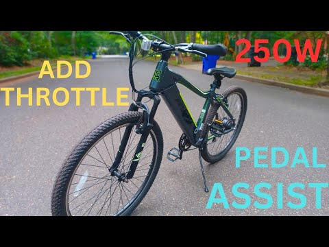 how to add a THROTTLE onto a PEDAL ASSIST bike