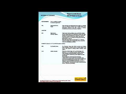 MTPS216 Plant Growth Room