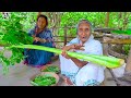 ইলিশের মাথা দিয়ে কচি ওল গাছের রান্না 