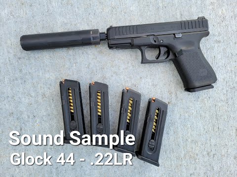 Sound Sample - Glock 44 .22LR with Dead Air Mask Suppressor