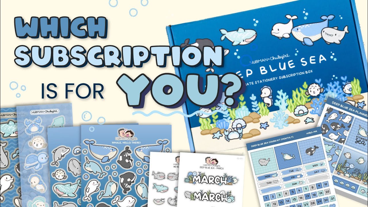 💌 Sticker Subscription Battle: Which Kit Should You Get? | Hubman and Chubgirl