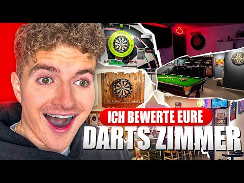 I RATE YOUR DARTS ROOMS! 😱🎯 YOUR SETUPS ARE INCREDIBLE! 🔥😂