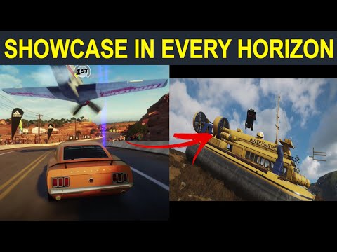 First Showcase Event In Every Forza Horizon 1,2,3,4 l Evolution of Showcases in Forza Horizon 1-4