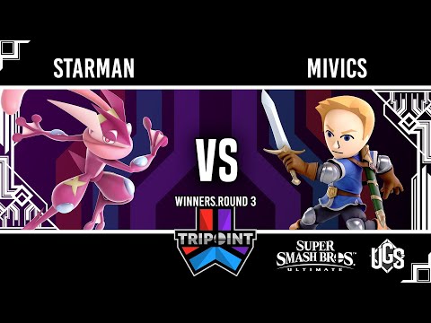 Tripoint Smash 147  -  Winners Round 3  -  Starman(Greninja) Vs. Mivics(Mii Swordfighter)