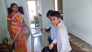 my sister tied rakhi to three brothers