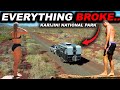 thousands in damage $$ karijini national park wa 4x4 and offroad caravan