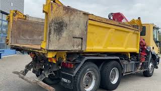 Camion-benne IVECO Trakker 380T35 / 6X4 / 2X BIG AXLE / FULL STEEL / HMF 1560 K2 RE | Image 4 - Autoline