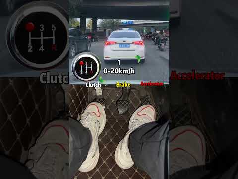 Um vídeo ensina como estacionar, dar a partida e acelerar enquanto dirige. #dicas #carro #dirigir