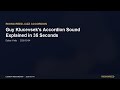 Guy Klucevsek's Accordion Sound Explained in 35 Seconds