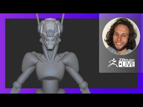 Digital Marathon: Original Robot Design - Deryck Pelegrini - ZBrush 2021.6