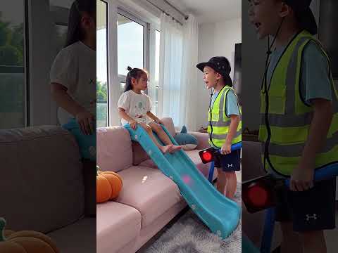 Kids Learn How to Slide Safely | Always Use Slide in a Safe Way